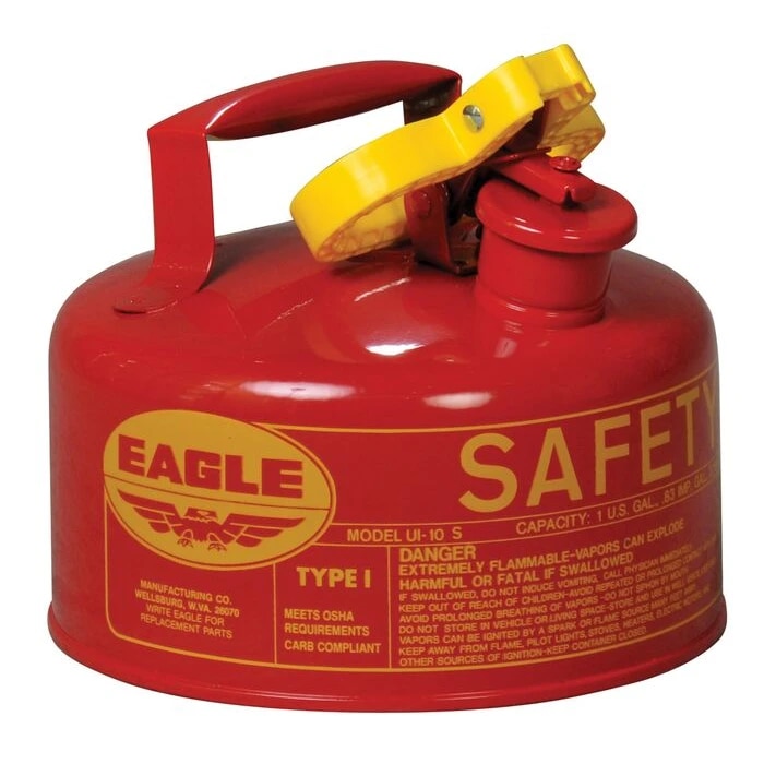 Eagle EAGUI10S Type 1 Safety Can Material Metal 1 gallon Red