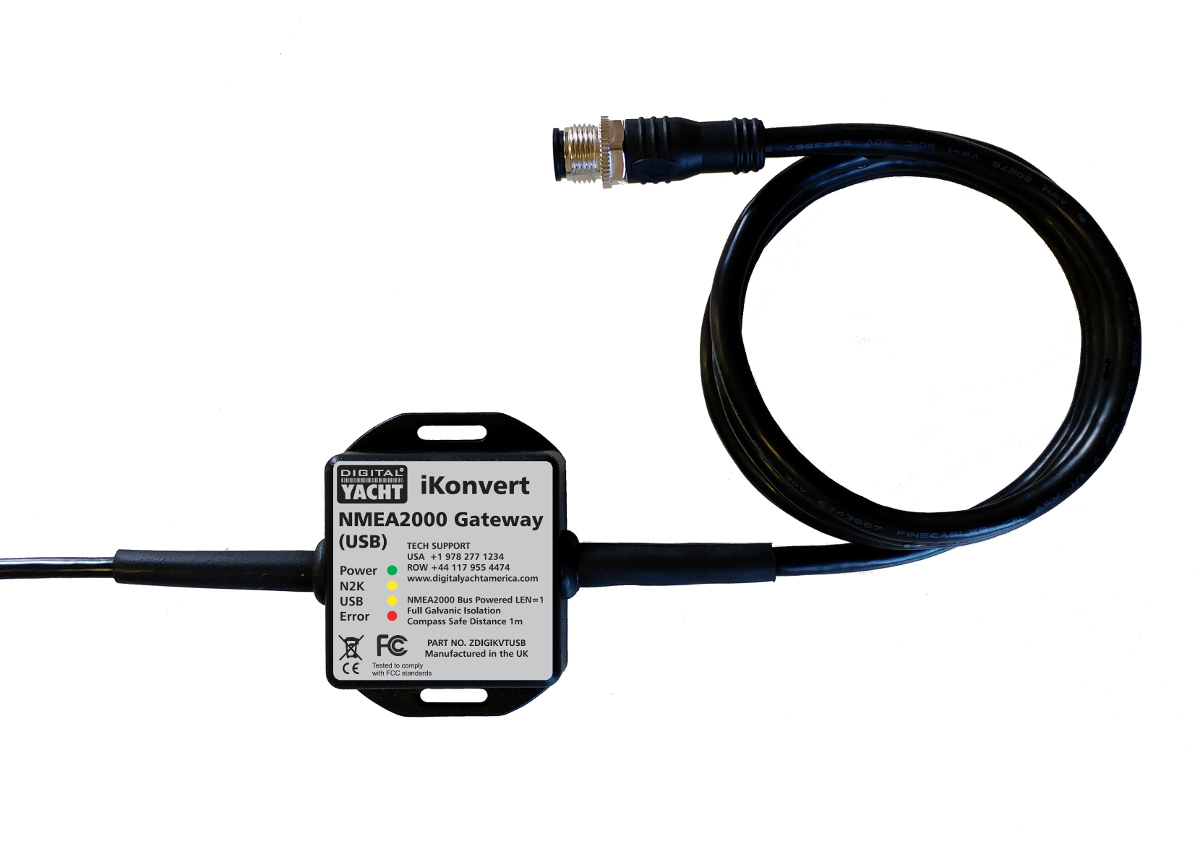 Digital Yacht ZDIGIKVTUSB IKonvert NMEA 2000/0183 Gateway Converter with USB