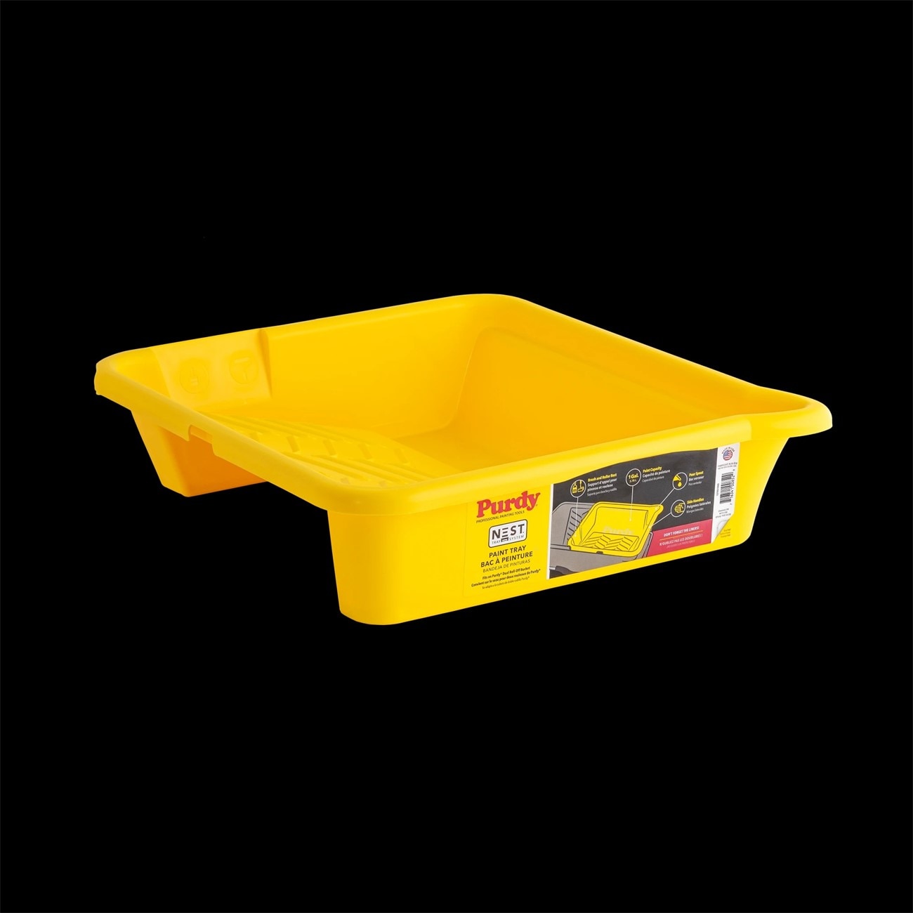 Purdy KRY15T901000 Paint Tray Nest 9 in 1-Gallon Polypropylene
