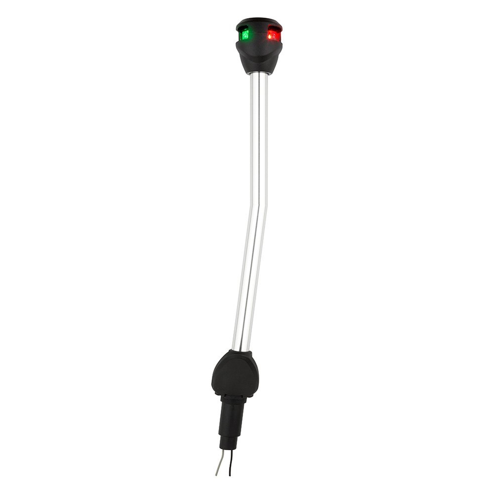 Attwood NV6LC1-10A7 LightArmor Bi-Color 10in Angled Locking Collar Pole 2-Pin LED