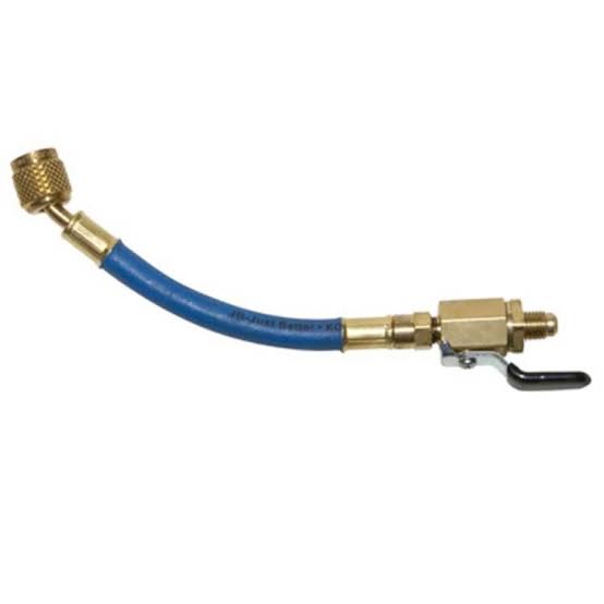 JB Industries CLV-6Y Charging Hose Set W/Shu Manifold Gauge for HVAC/R Systems