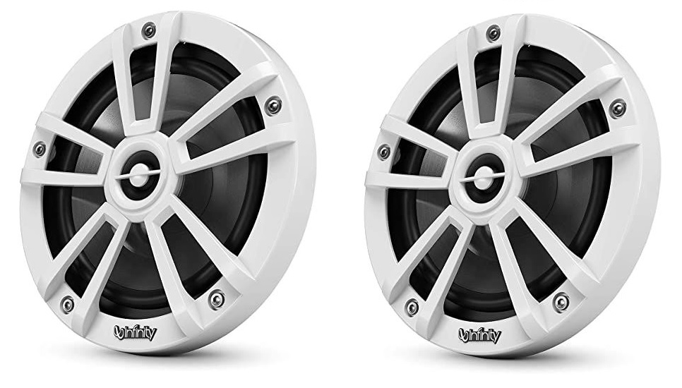 Infinity INF622MWB Pair INF622MWB 6.5in Bulk Pack White Speaker Pair No Wire No Screws