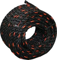 Mars 3/8 X50 Black/Or Rope M79055