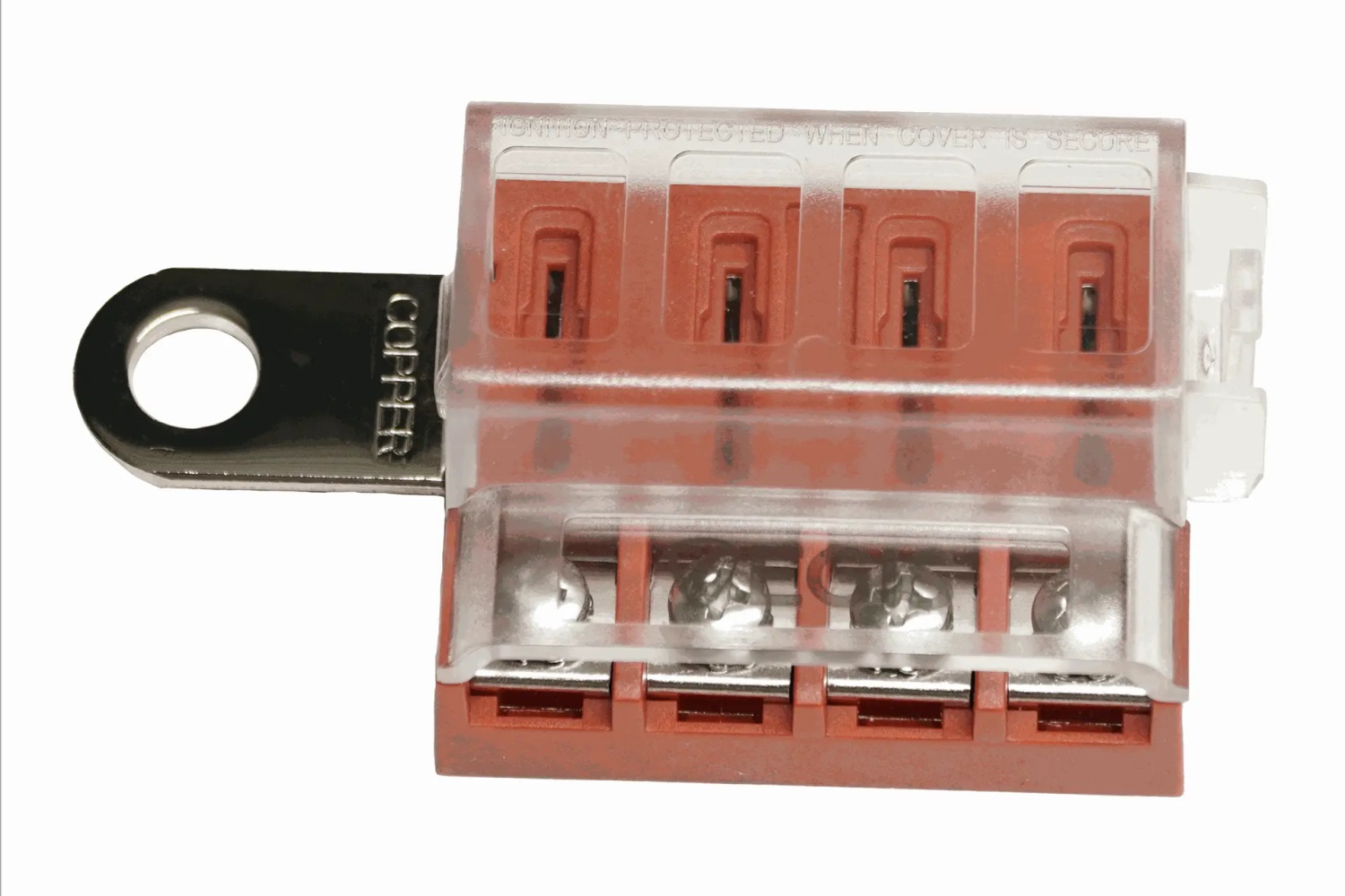 EGIS 8023 RT Battery Terminal Mount Fuse Block 4 Circuit