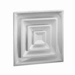 Hart & Cooley FPD3 08 050510 White Steel Diffuser T-BAR