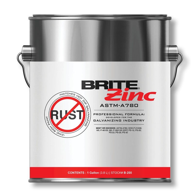 Weld-Aid WELB-200 Brite Zinc Galvanizing Compound 1 gallon can