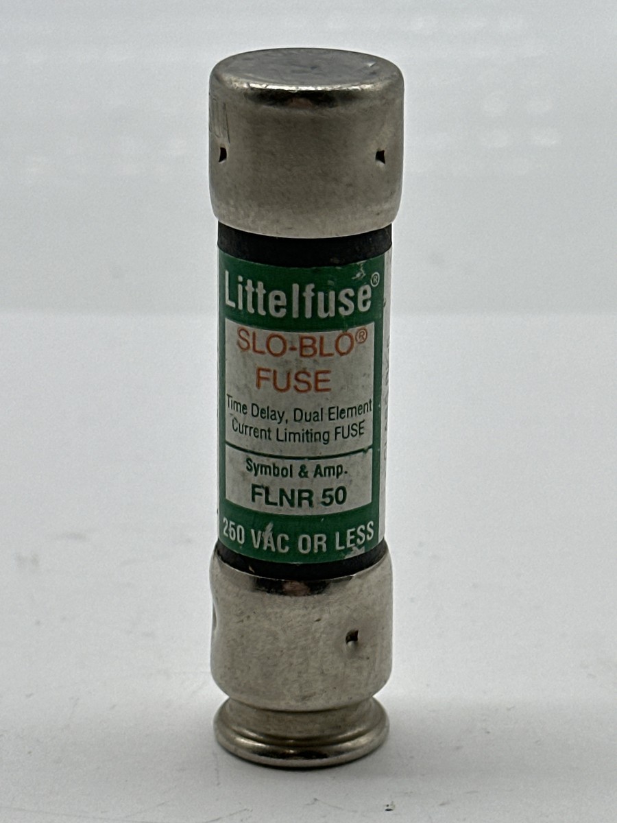 Bussmann FLNR50 Flnr 50 50AMP 250V Time-Delay Relay Fuse for HVAC/R Systems