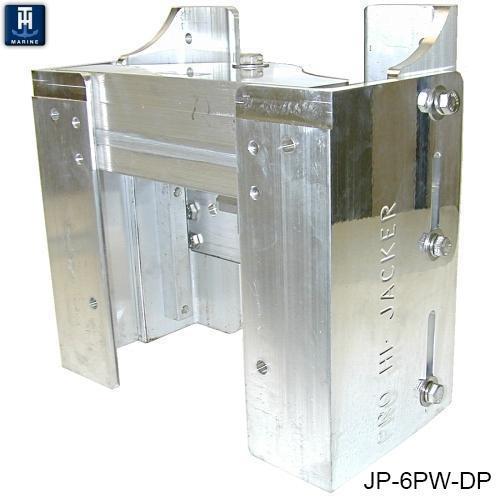 TH Marine JP-6PW-DP Hi-Jacker 6in 3/8in Thick Jack Plate for Up to 175hp Outboard