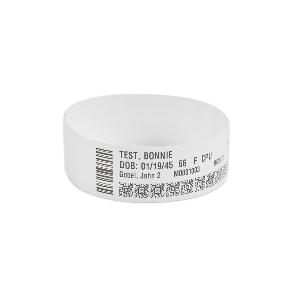 Zebra 1" x 11" Z-Band Direct Wristband (Case)