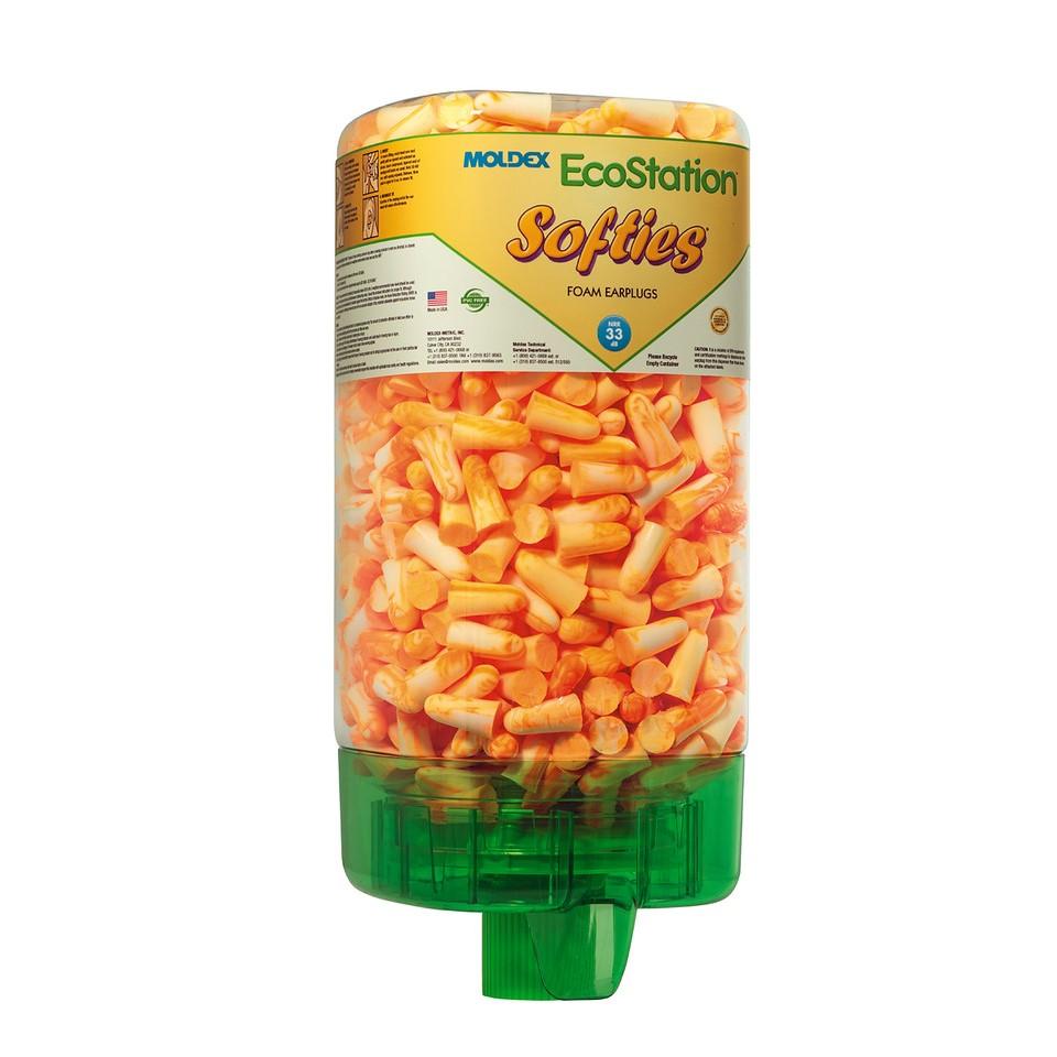 Moldex MOX6701 Earplug Dispenser EcoStation Uncorded One Size Foam Tapered