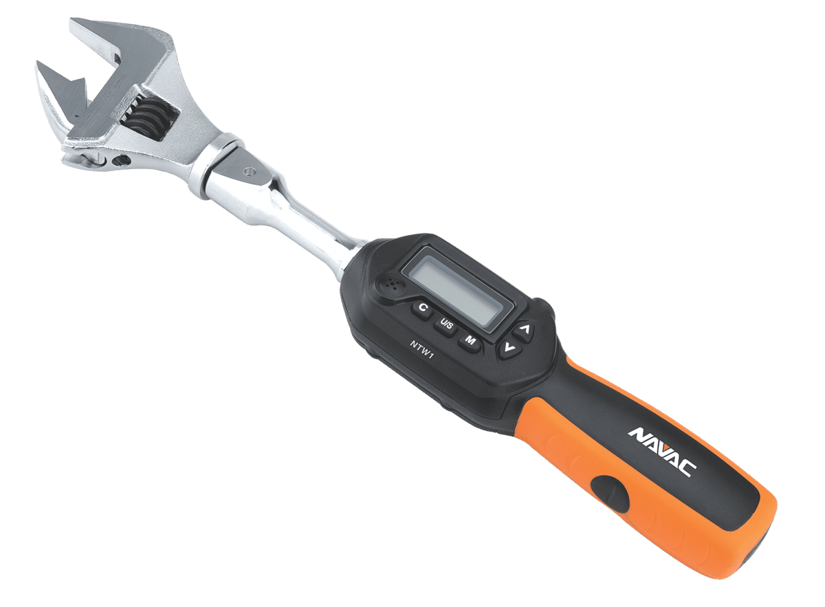 Navac NTW1 Digital Torque Wrench for HVAC/R Systems Professional Grade