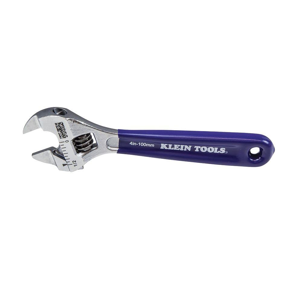 Klein D86932 Adjustable Wrench 4-Inch for HVAC/R Systems Professional Grade