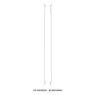 Zebra 1" x 11" Z-Band Comfort Wristband (Case) (Cartridge)