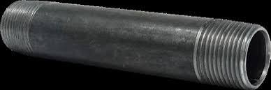 NDL Black Nipple 1/2" X 24" BPF113BS-D24