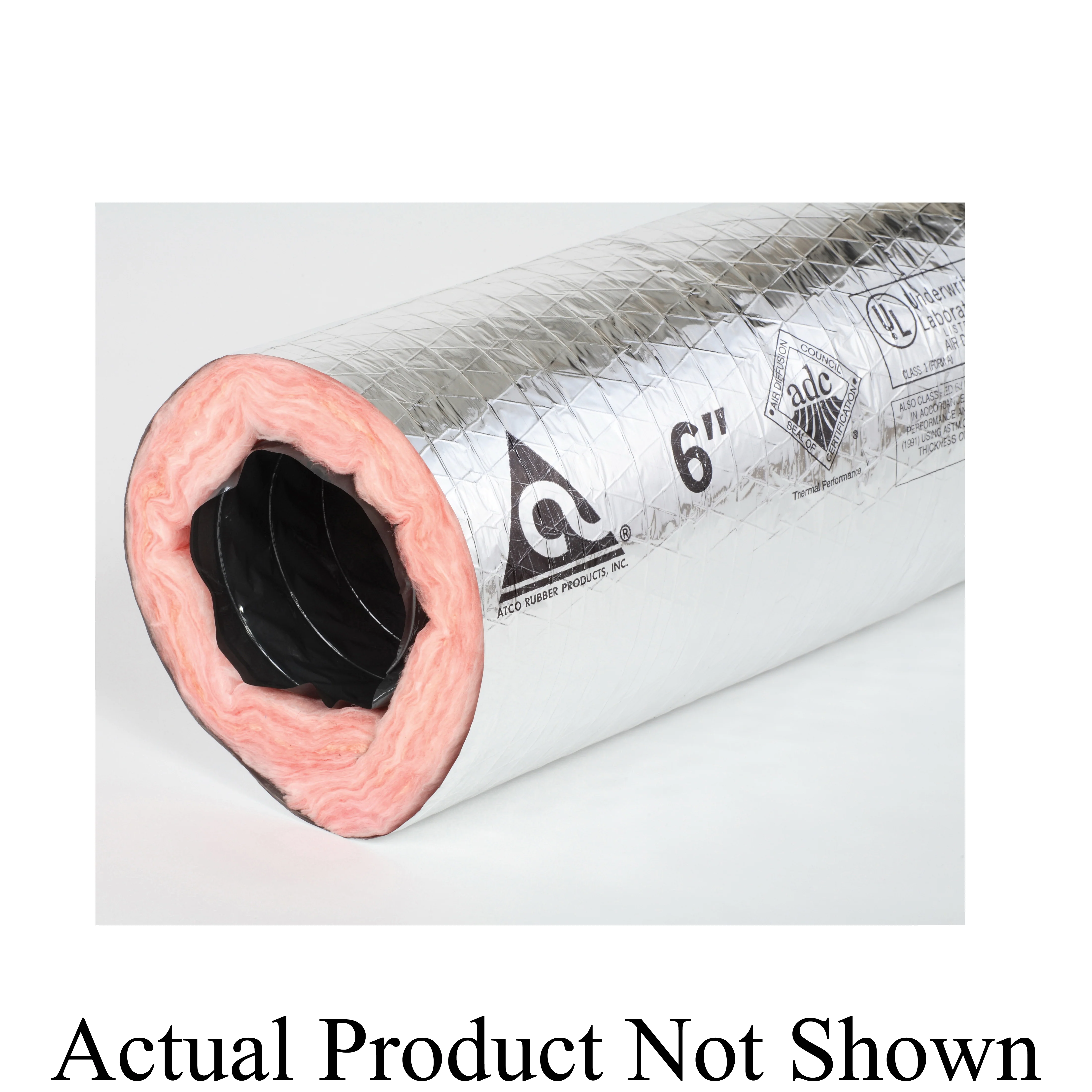 Atco 13102416 16-Inch R8 031B Flexible Duct for HVAC/R Systems