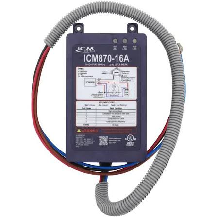 ICM ICM870-16A Soft Start W Built in Relay / Contactor for HVAC/R Systems